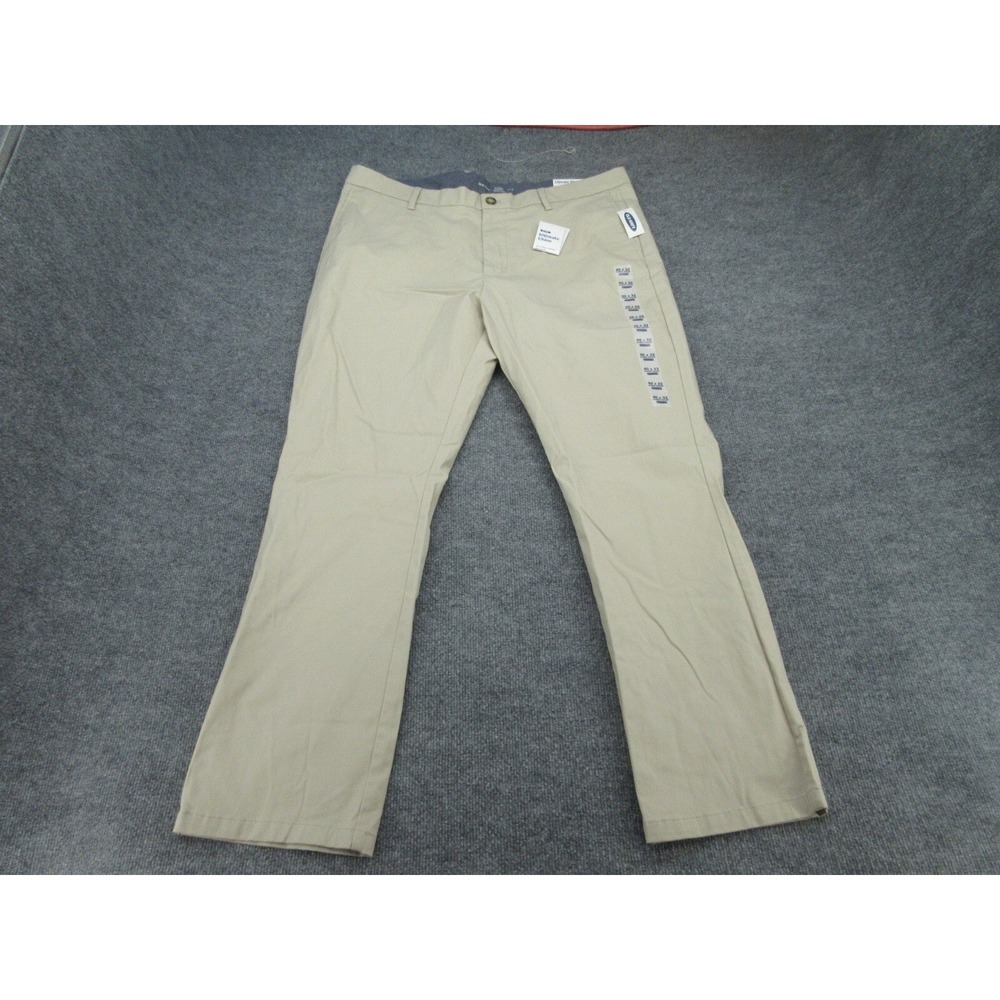 Old Navy Mens Chino Pants NWT Ultimate Straight Khaki Built-In Flex 40x32